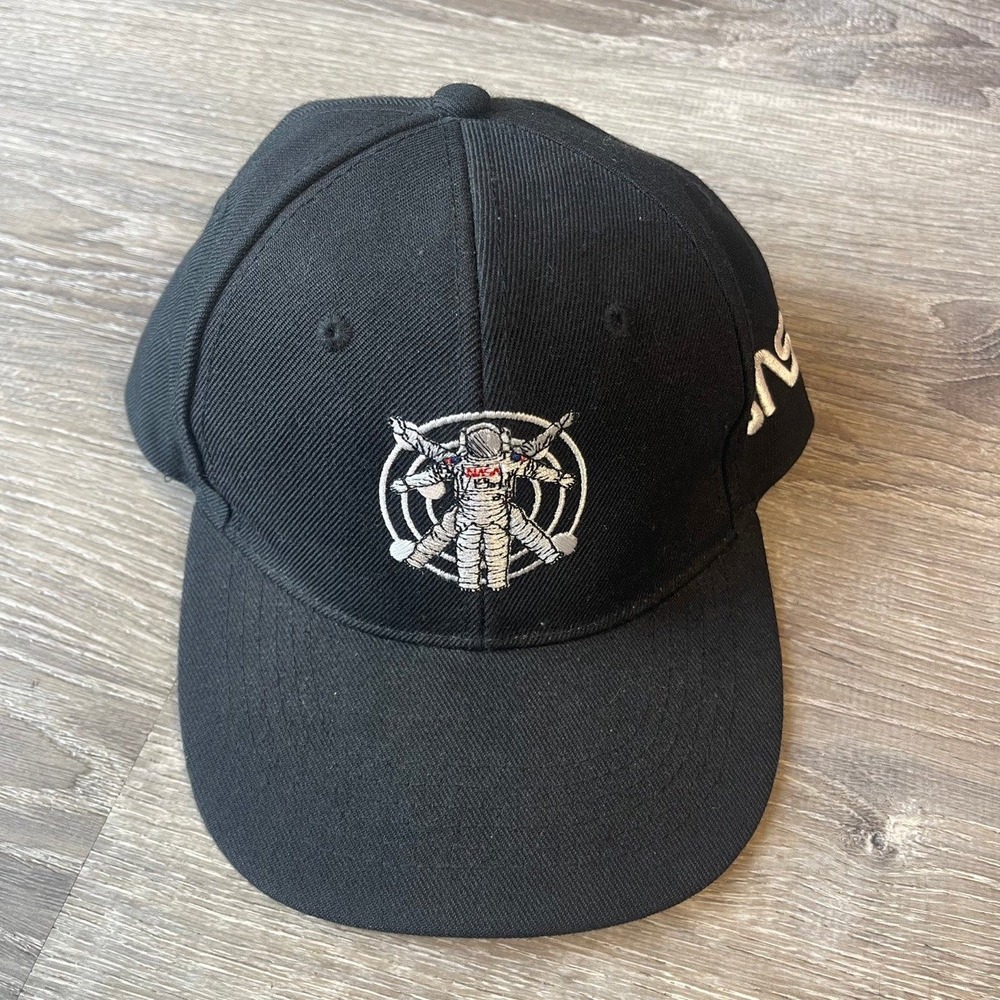 Kid Cudi NASA Satellite Flight Academy Snapback Hat Black HitWear One Size